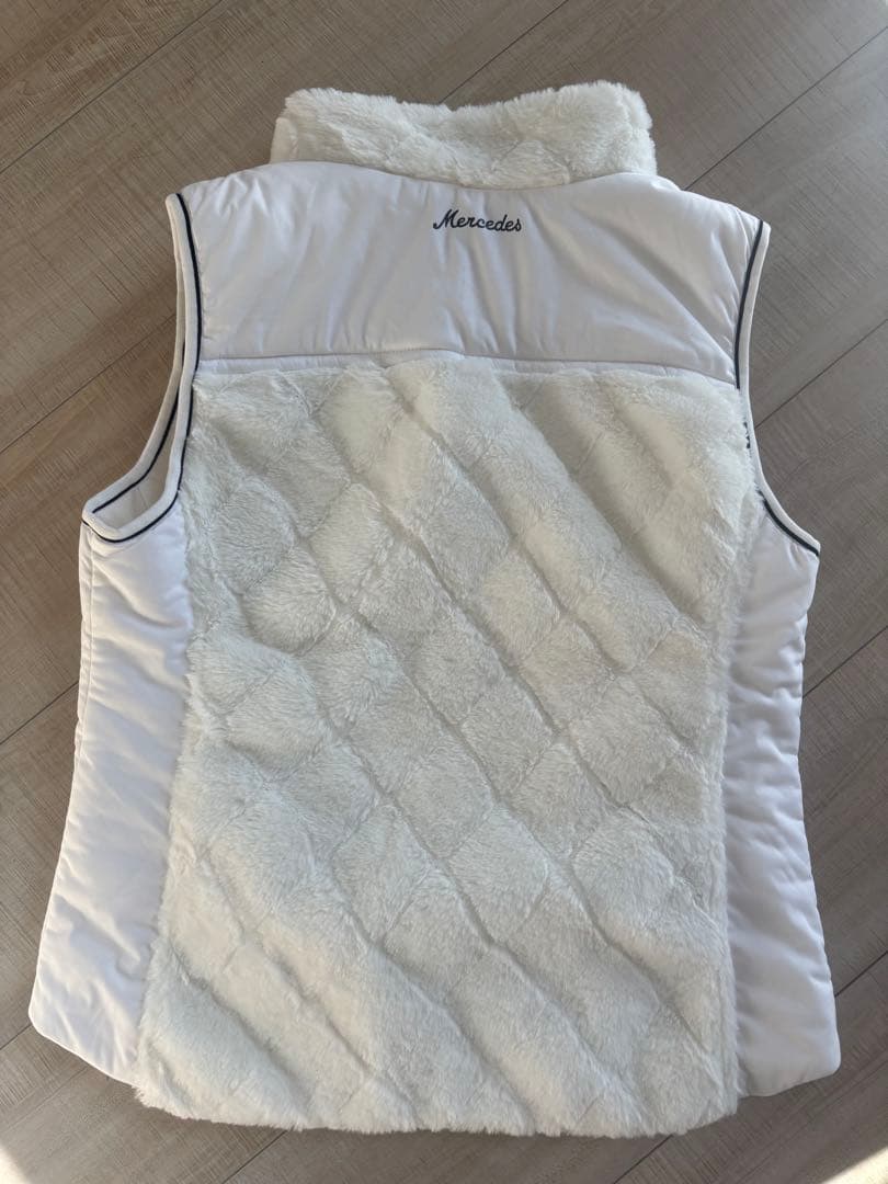 【美品】Callaway ベスト ホワイトLサイズ　キルティング