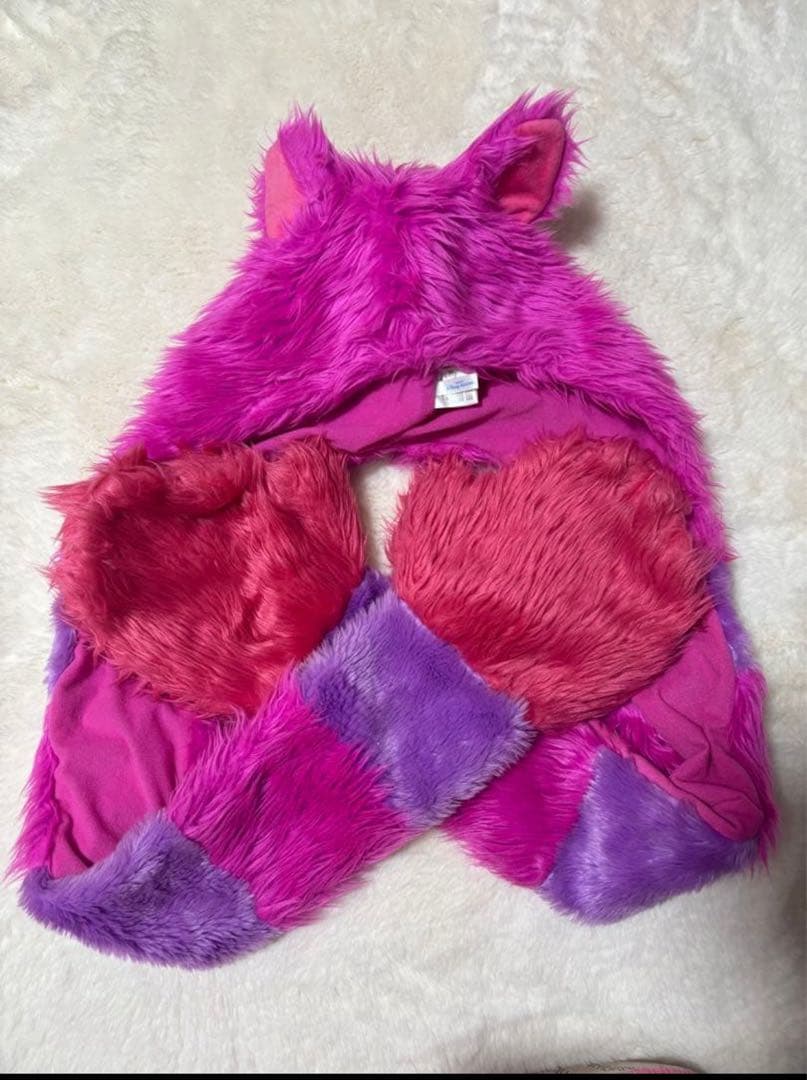 ディズニー 不思議の国のアリス チェシャ猫 マフラーキャップ