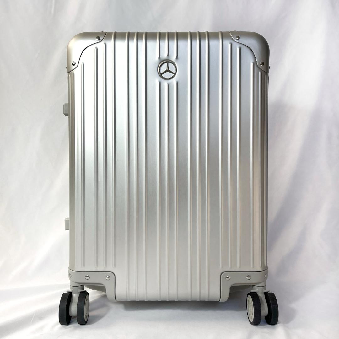 未使用 メルセデスベンツ キャリーケース アルミ 機内持ち込み 旅行 シルバー