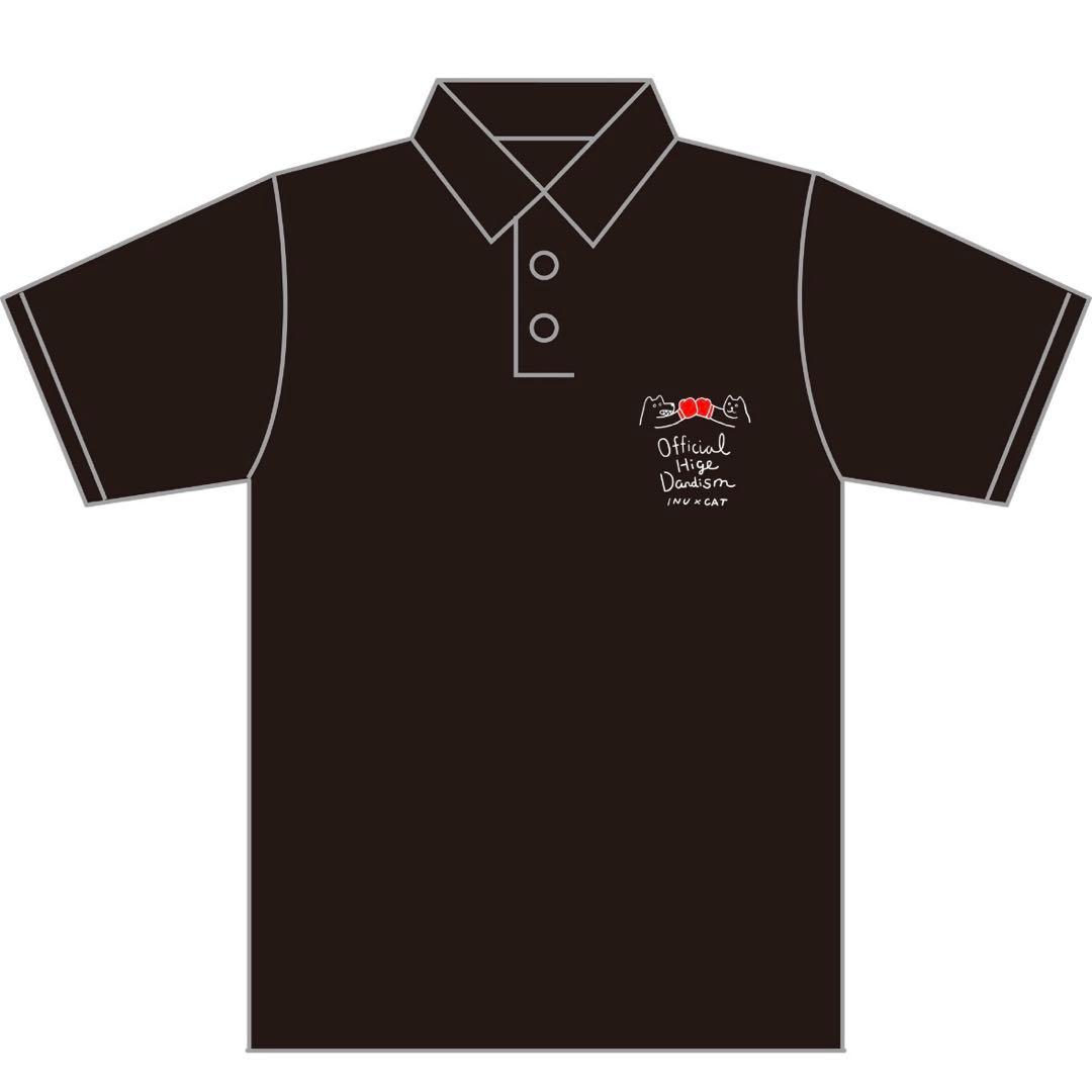 Official Hige Dandism ポロシャツ 黒