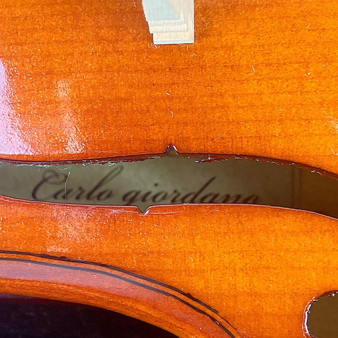 極美品　カルロジョルダーノ バイオリンセット ブラック VS-1 1/2