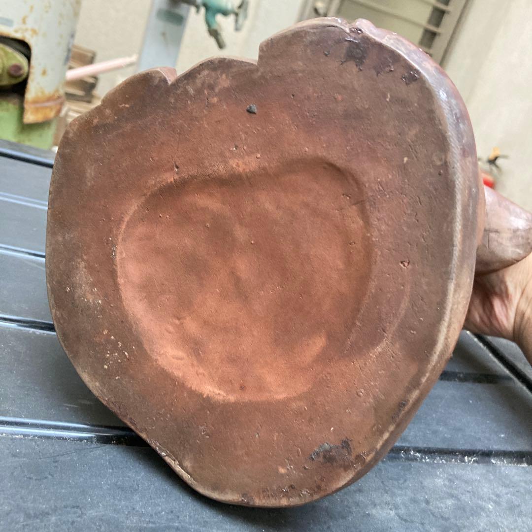 古備前　七福神　福禄寿　置物