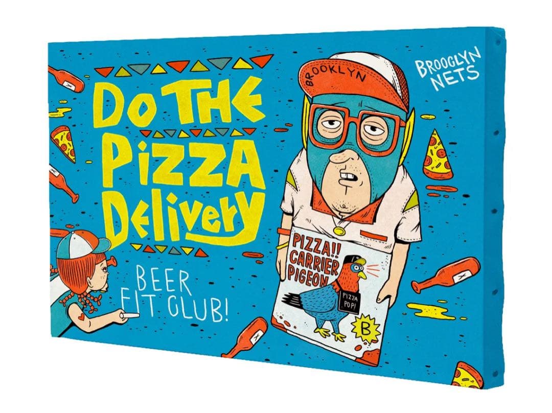 TM paint キャンバスアート「BEER FIT CLUB!」