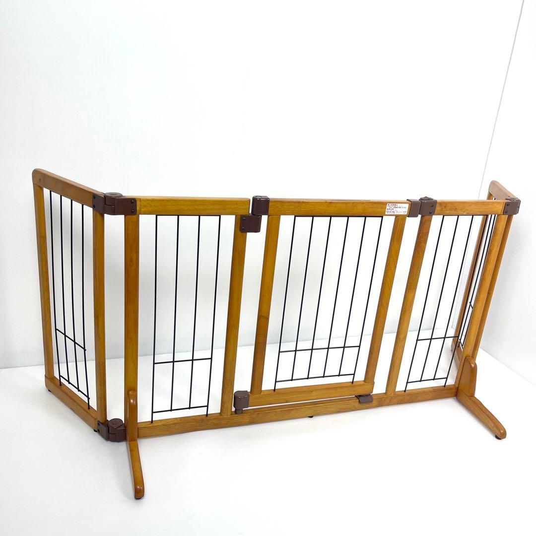 リッチェル ペット用 木製おくだけドア付きゲート M