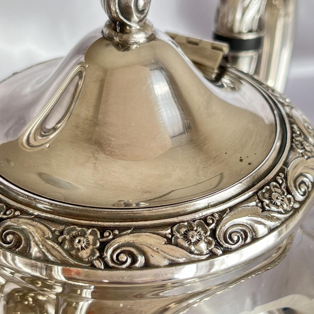 【Queen Bess 】ティーサービス 5点 ティー/コーヒーポット トレー