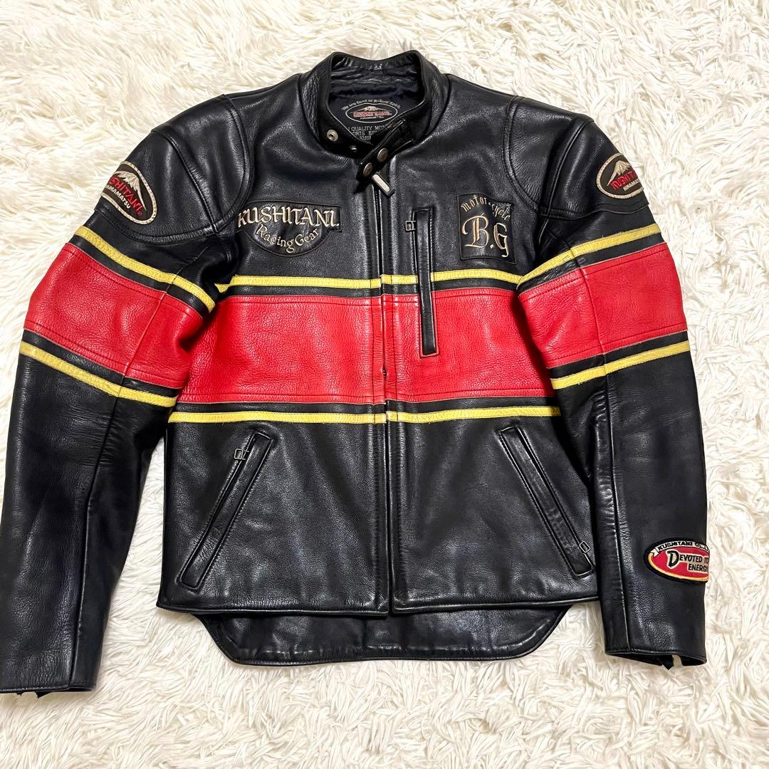 KUSHITANI クシタニ レザージャケット マルボロマン Lサイズ