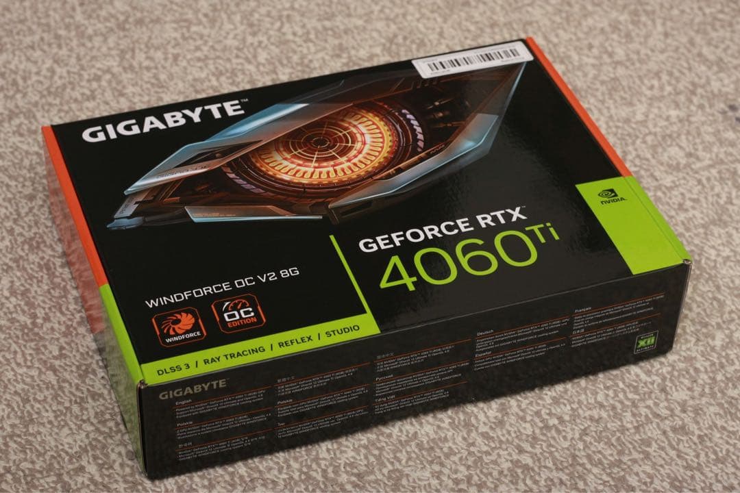GIGABYTE GEFORCE RTX 4060Ti 8G ほぼ新品