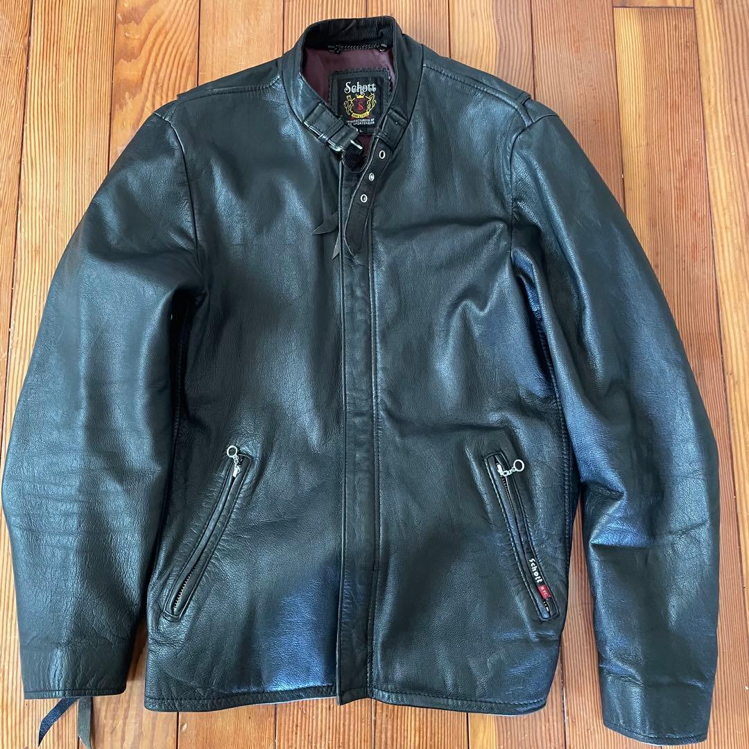 【最終価格】schott ショット　シングルライダース　レザージャケット