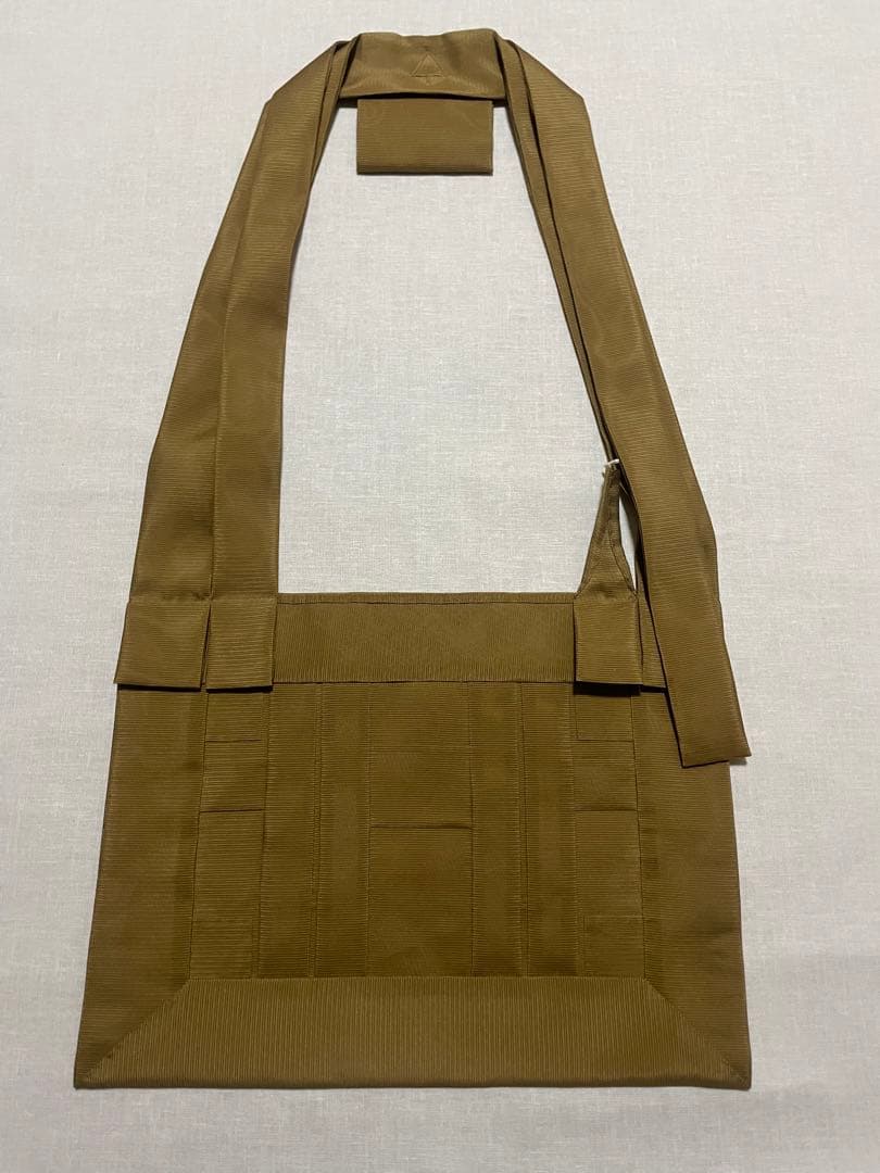 正絹　駒絽（軽め）黄土色　臨済宗　1尺絡子