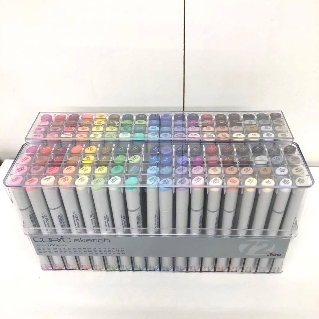 g573-29 コピック　スケッチ　144本　まとめ売り　大量　72色