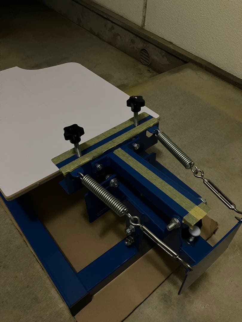 シルクスクリーン印刷台 印刷機Tシャツプリンター プリント台 調整機能付き