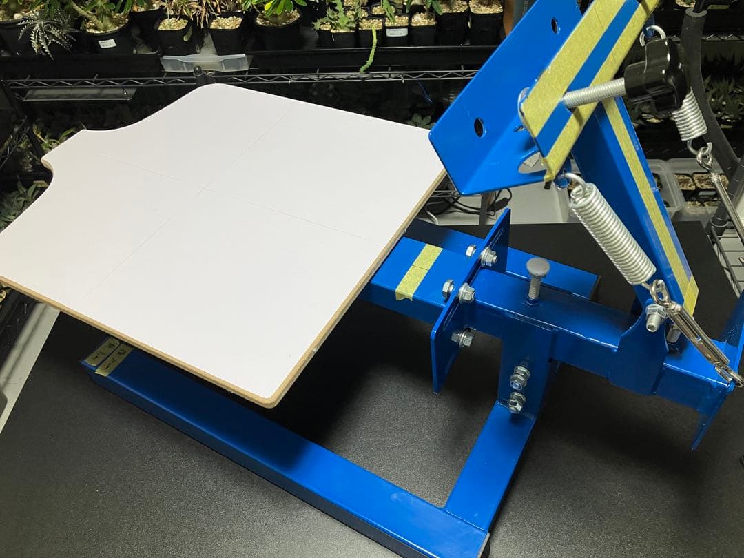 シルクスクリーン印刷台 印刷機Tシャツプリンター プリント台 調整機能付き