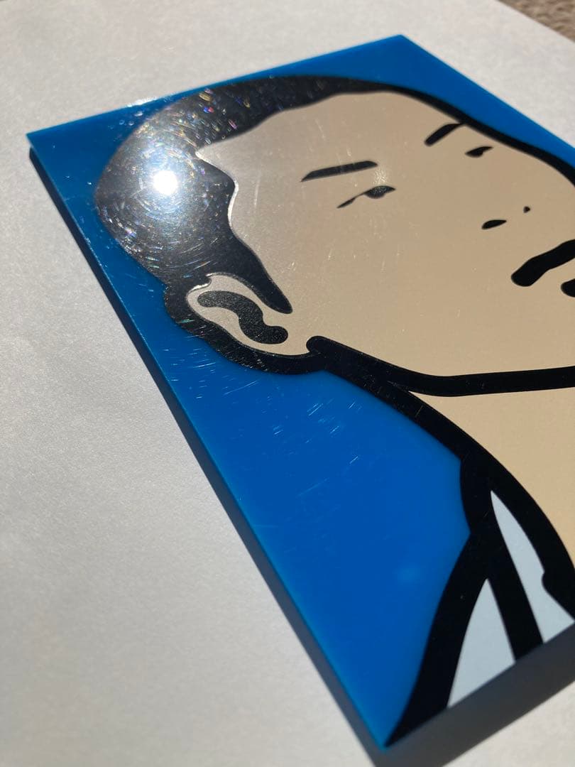 ジュリアン・オピー 展覧会 招待状（2014年）