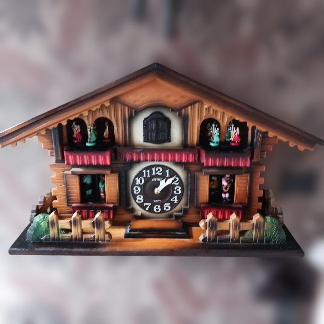 CITIZEN:鳩カッコウ/掛け置き兼用時計/限定品（大型サイズ）