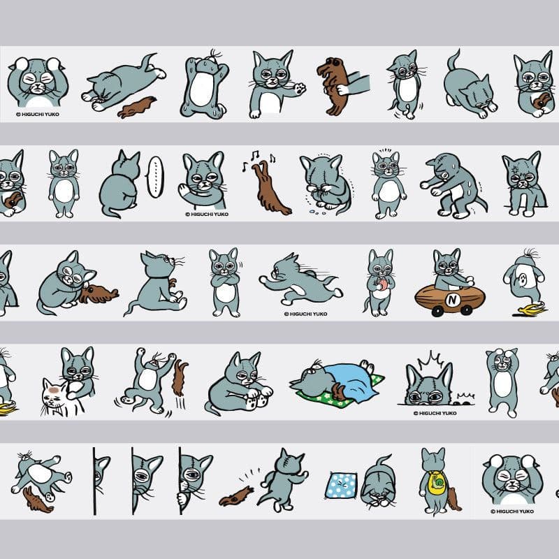 ヒグチユウコ CIRCUS 丸箱 養生テープ 11個 ギュスターヴ サーカス