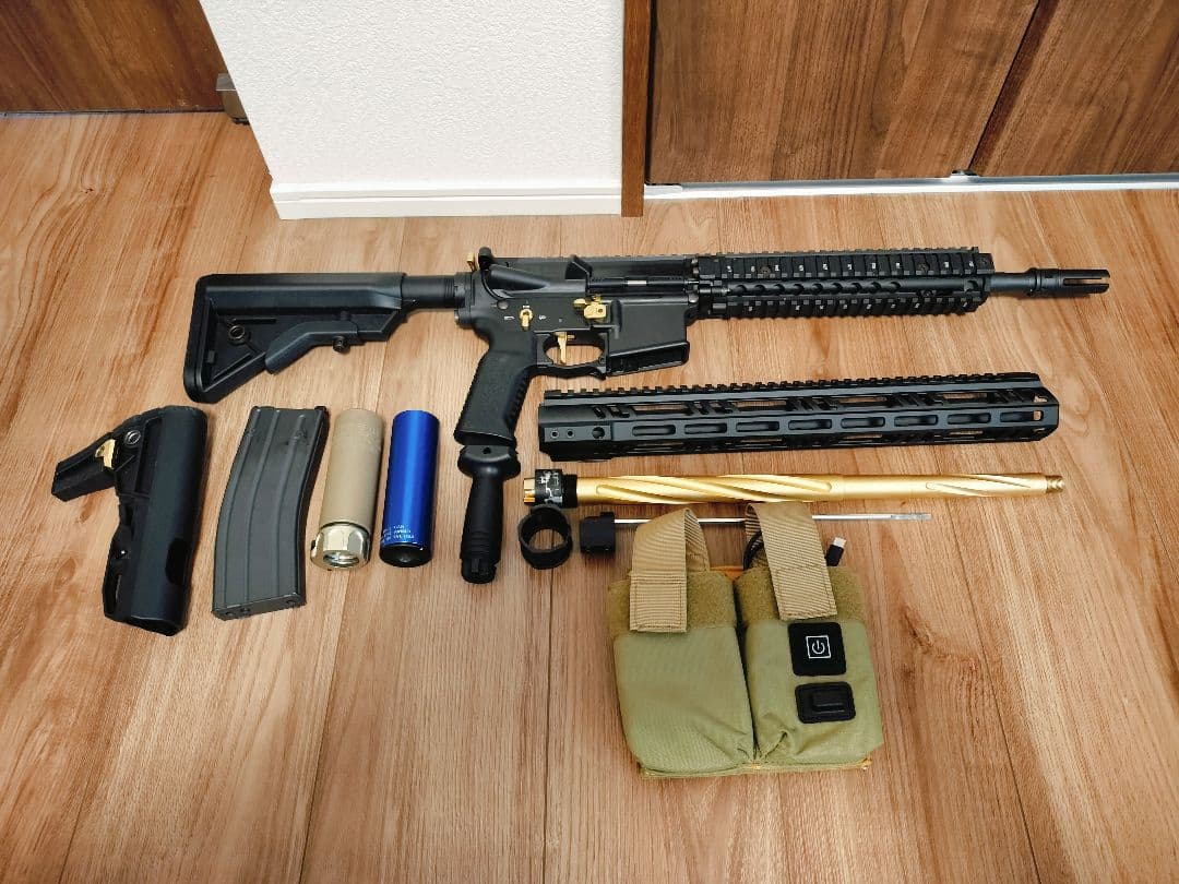 東京マルイ MTR16 GOLD mws MAGPUL ハンドストップ実物付き