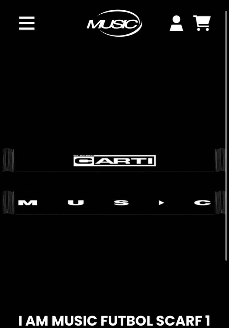 Playboi Carti フットボールスカーフ