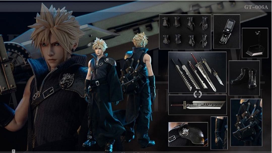 GAMETOYS GT-006A FF7 AC クラウド 通常版