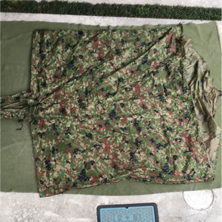 迷彩ミリタリーポンチョ