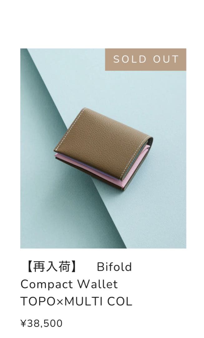 MOLINI モリニ　コンパクトウォレット 大草直子さん