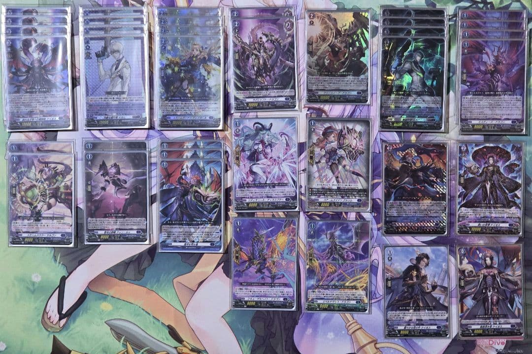 ヴァンガード　ケイオス　デッキ　パーツ・スリープ付き