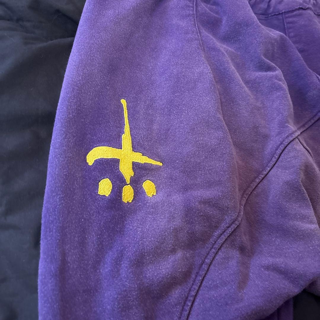 CULTULIST ロゴ入り 紫 サルエルパンツ