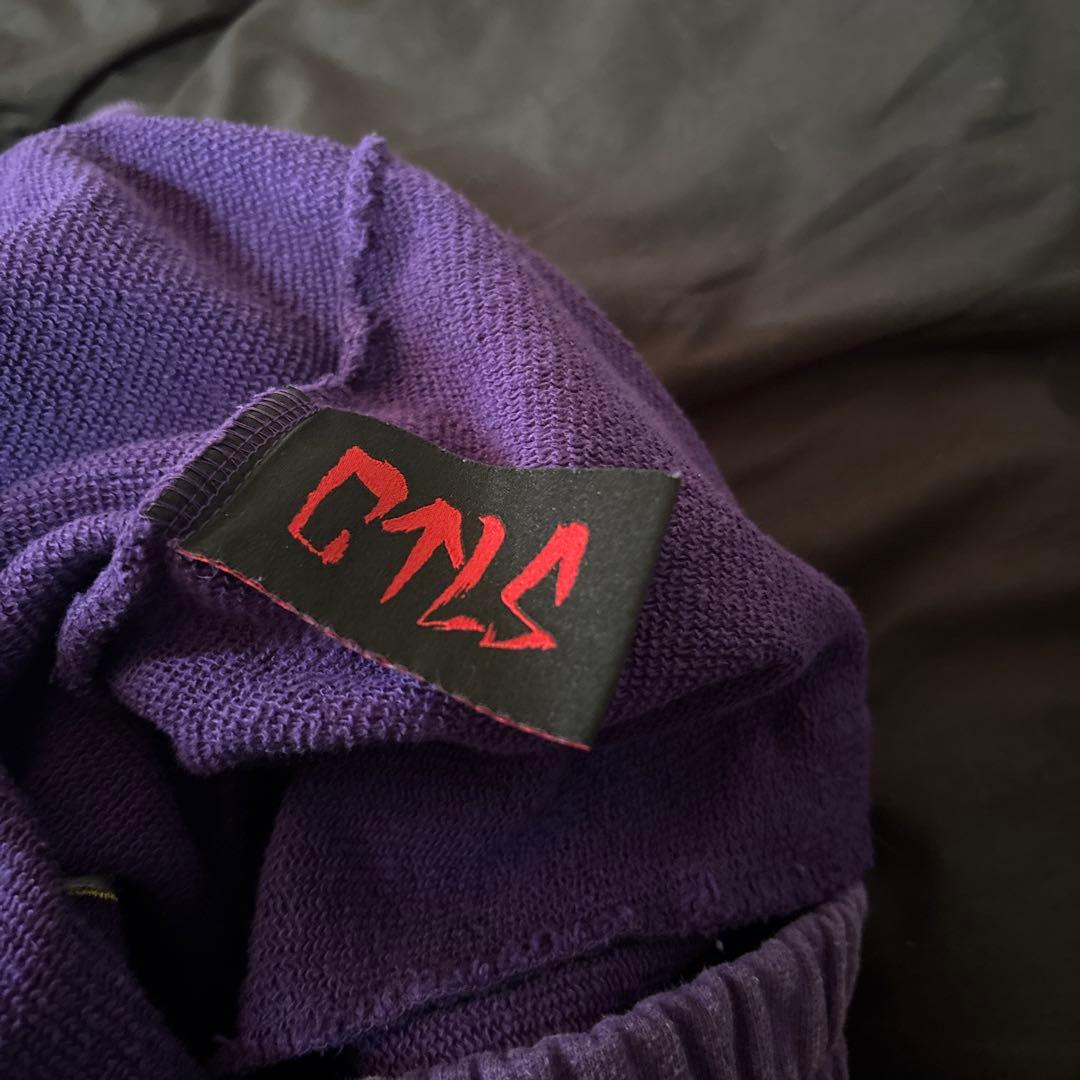 CULTULIST ロゴ入り 紫 サルエルパンツ