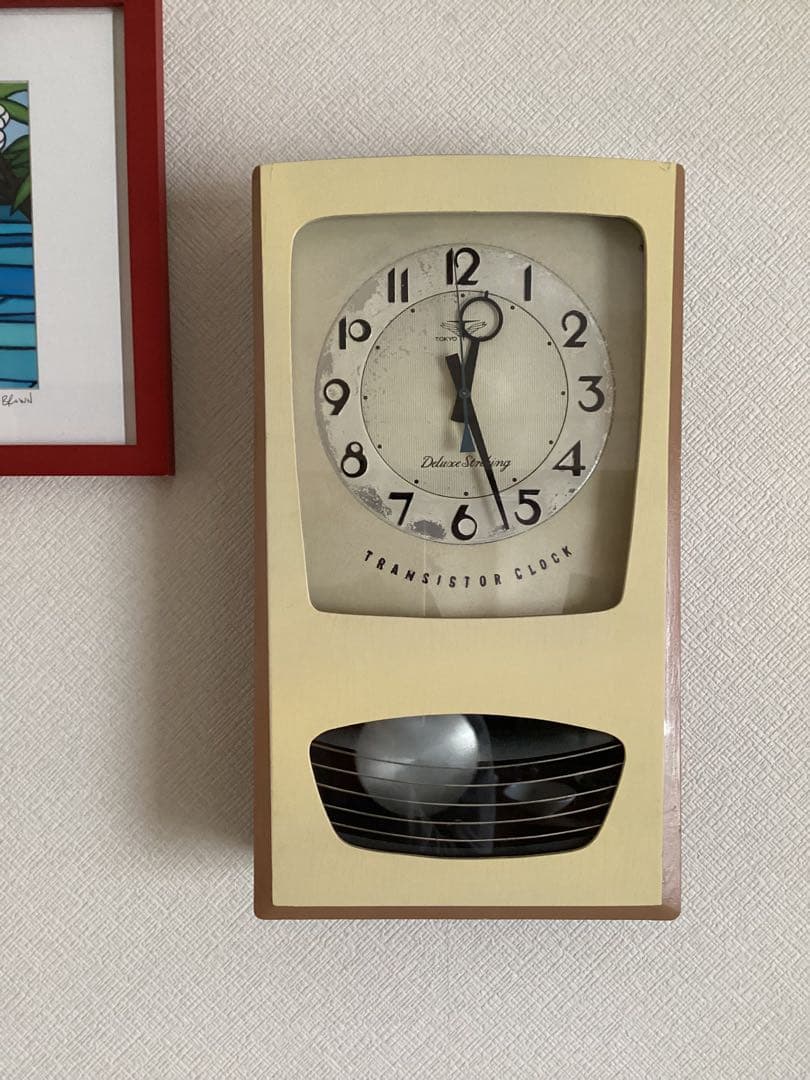 Tokyo clock(東京時計製造)トランジスター振り子時計　昭和30年代