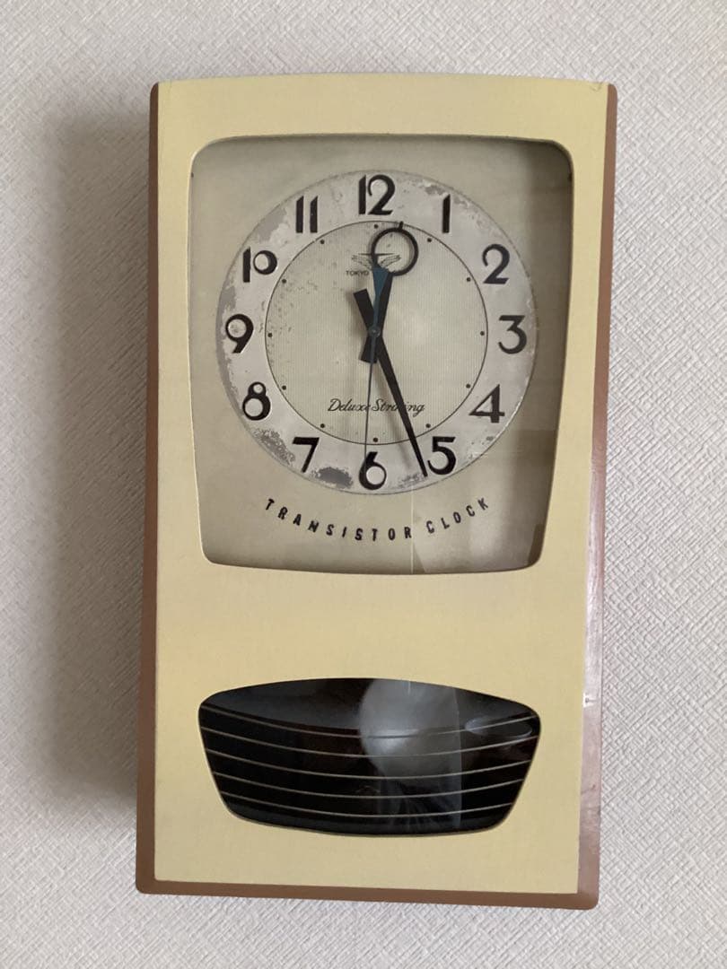 Tokyo clock(東京時計製造)トランジスター振り子時計　昭和30年代