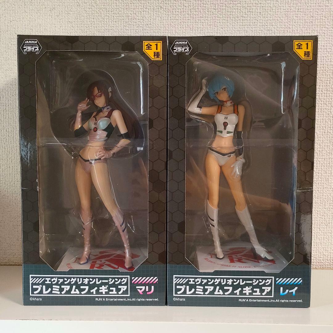 ◎エヴァンゲリオンレーシング プレミアムフィギュア レイ＆マリ セット