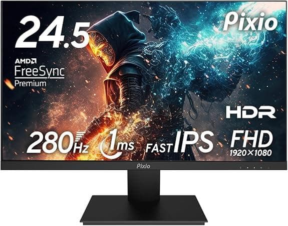 ディスプレイ・モニター本体 Pixio fastIPS 280Hz 1ms