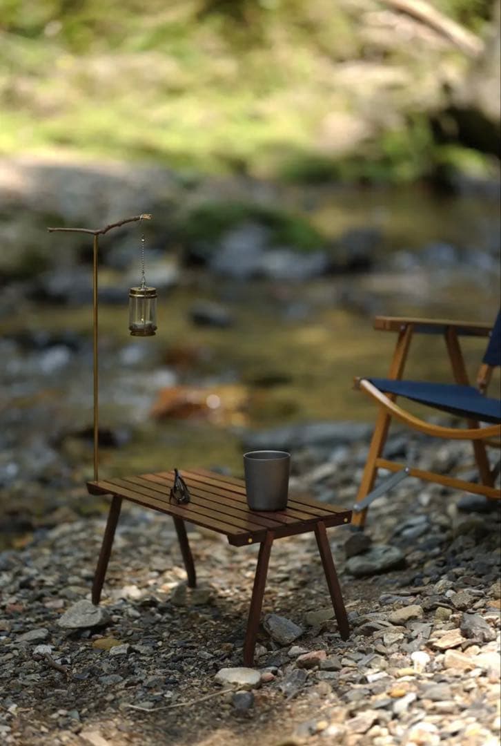 【新品未使用】Fallworks mini table walnut