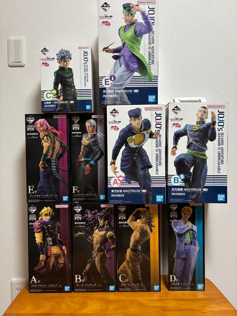 ジョジョ　一番くじ　フィギュア　まとめ売り