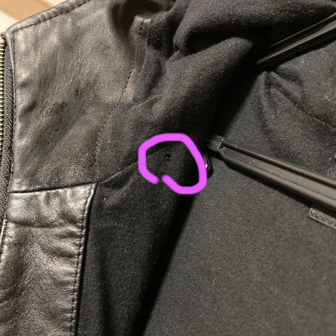 SHAMA レザーパーカー