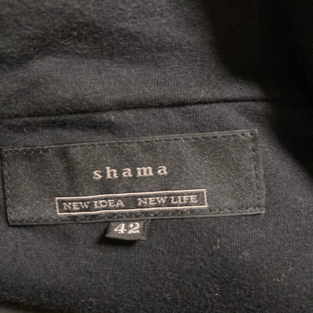 SHAMA レザーパーカー