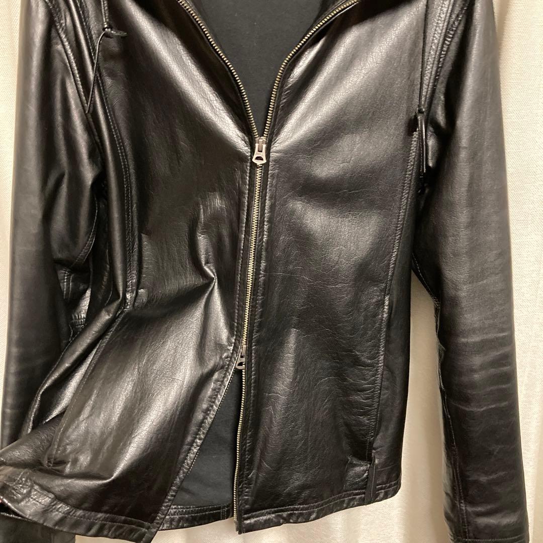 SHAMA レザーパーカー