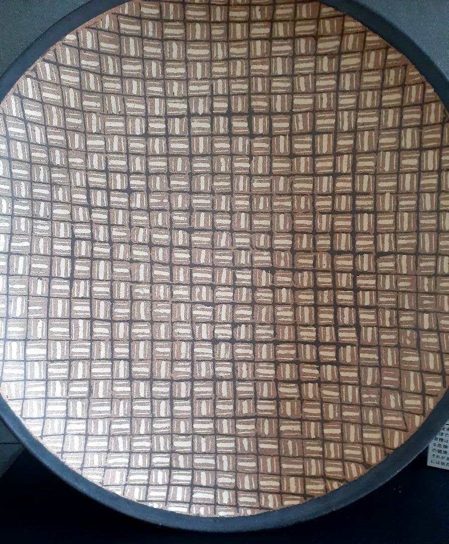 日本工芸会正会員　益子焼【木下幸晴】造　焼〆　象嵌　44.9cm大鉢【見事な大作