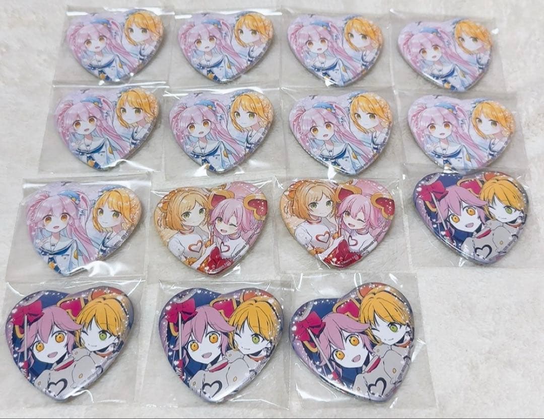 本日限定セール、即日発送 ❗️コンパス ハート缶バッジセット