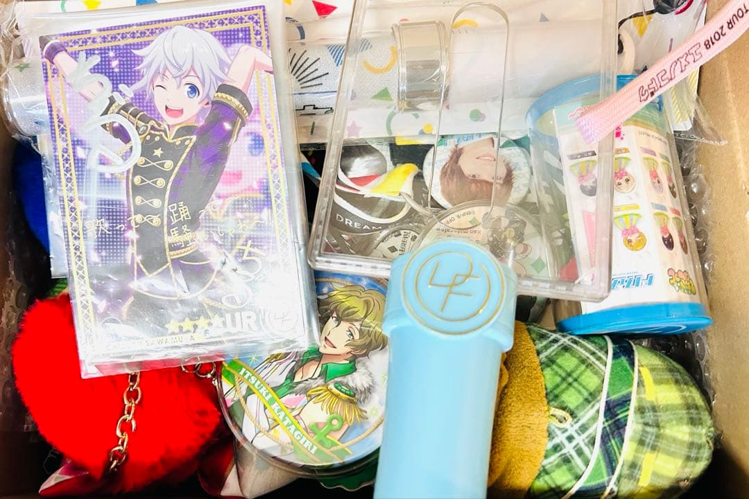 アニメグッズ ドリフェス！グッズ セット 直筆サイン ドリカ型 ペンライト