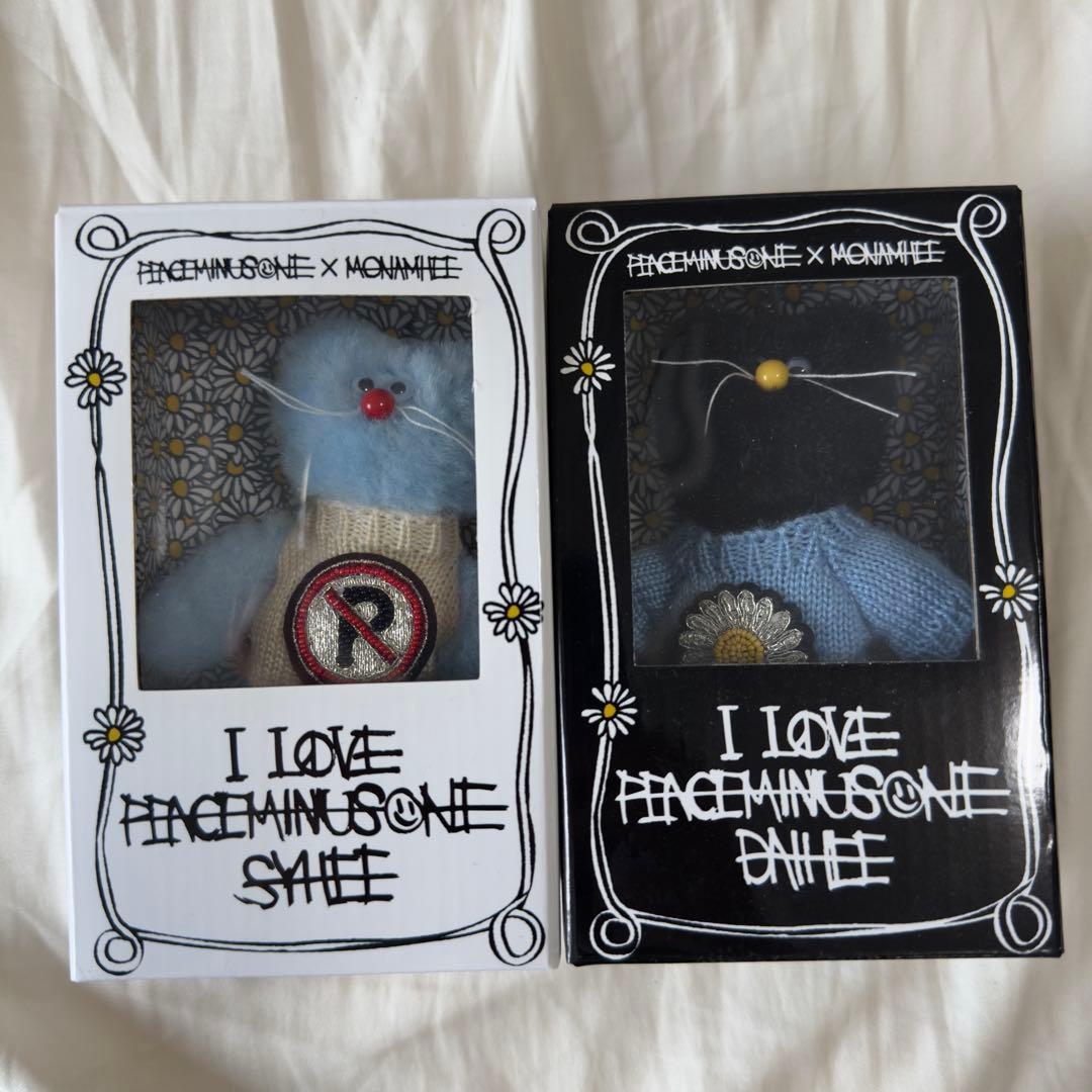 PEACEMINUSONE x MONAMHEE ぬいぐるみセット