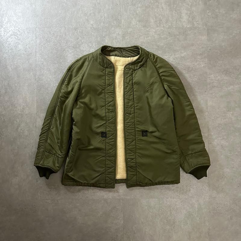 60s 米空軍 USAF ヴィンテージ ウールパイル ライナージャケット M-L