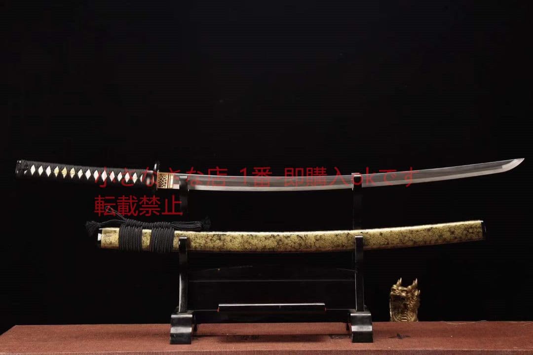 26寸百製鋼高性能研磨武士刀一九幽閻羅   武具 刀装具 日本刀 模造刀 居合刀