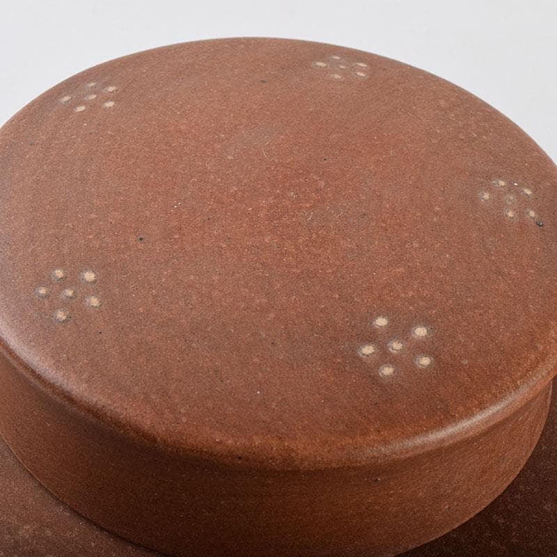 中国　紫砂　朱泥　山水漢詩文　一対　茶入　茶壷　在銘　V　R9473