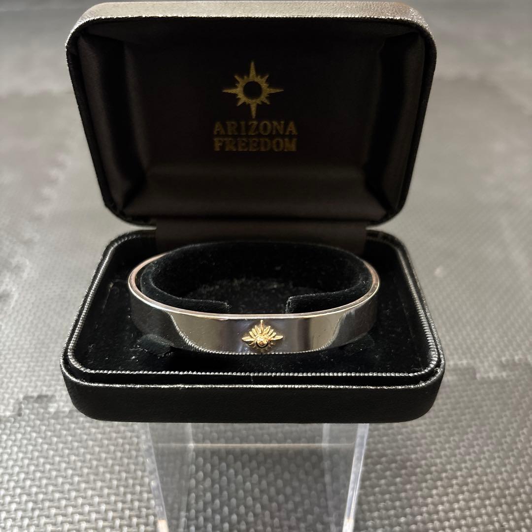 ARIZONA FREEDOM シルバーバングル　太陽神　K18