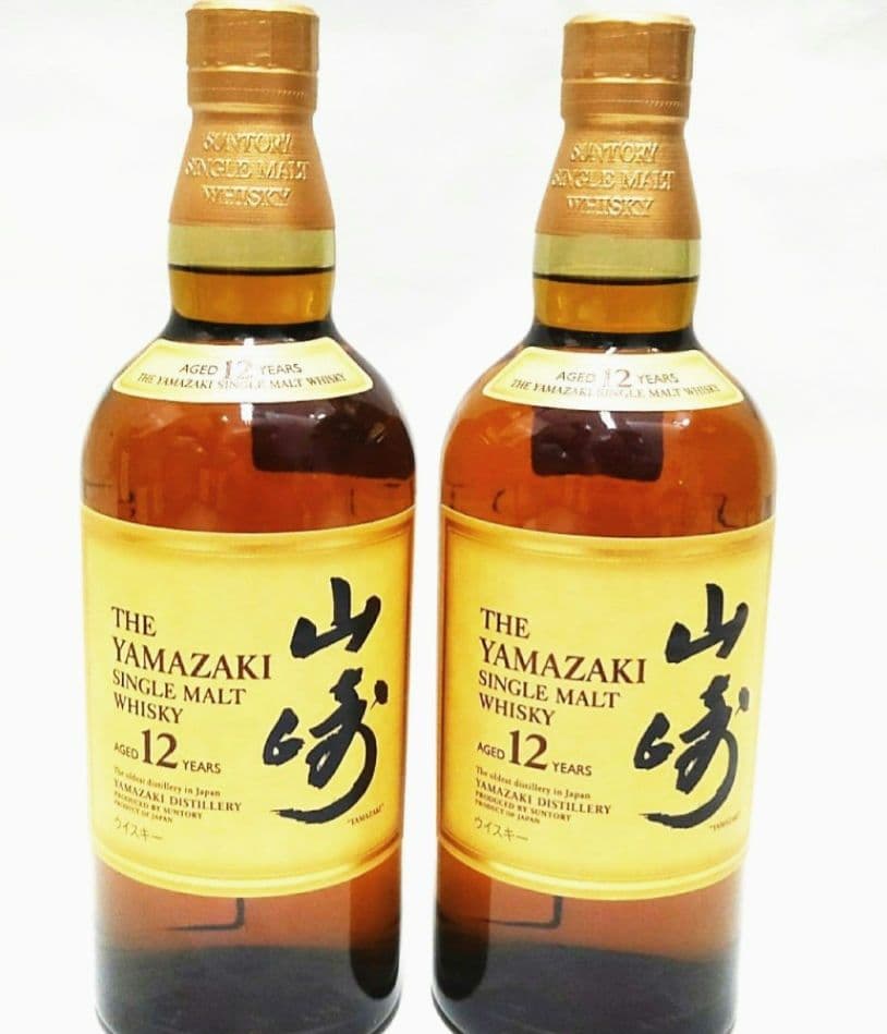 サントリー シングルモルト ウイスキー 山崎 12年 700ml 2本