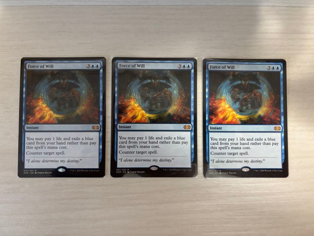 意志の力　3枚　英語