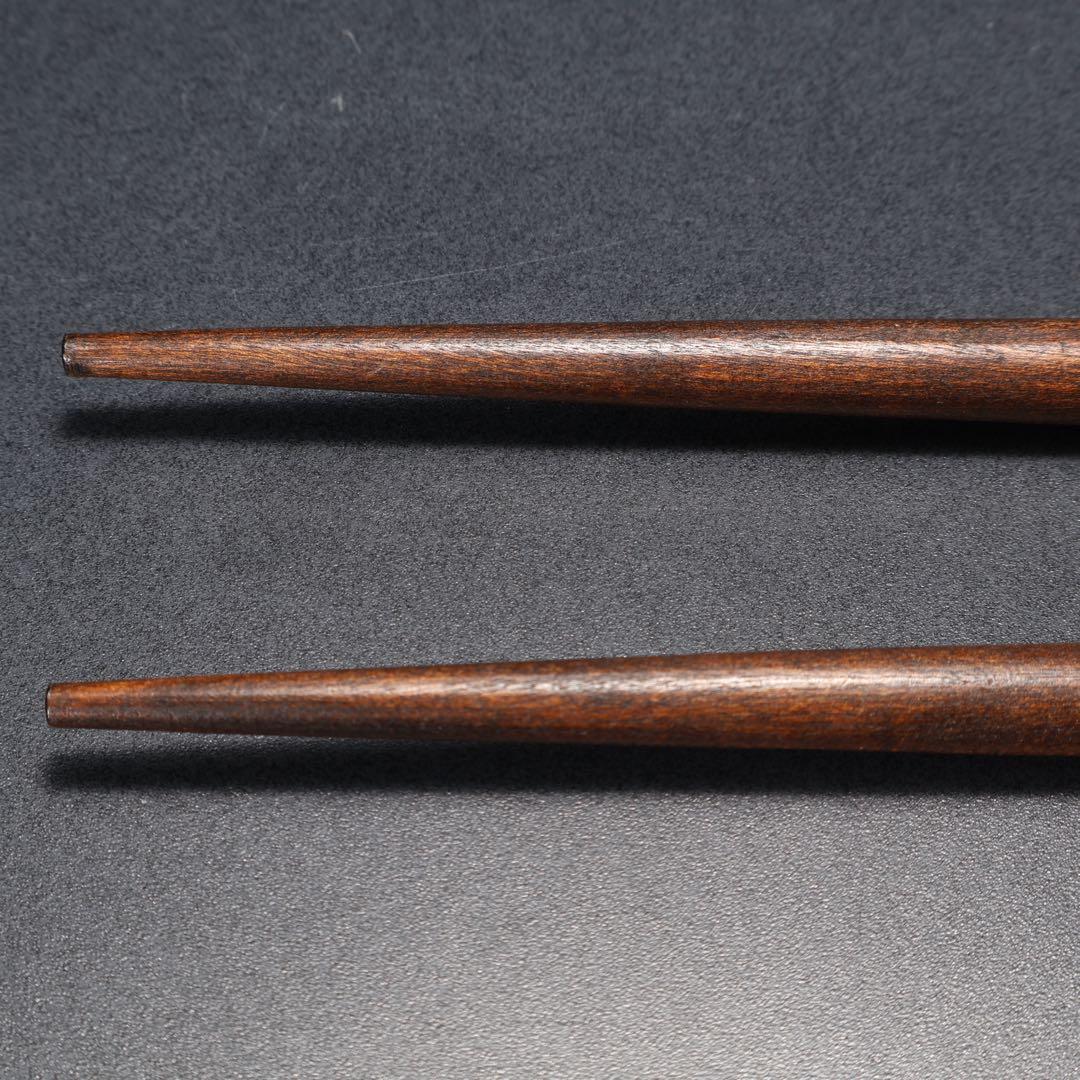 【茶道具】炉用火箸　清五郎　共布・共箱　美品　R1628K2