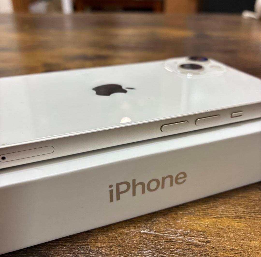 iPhone 13 Starlight 128GB 本体 ホワイト81%