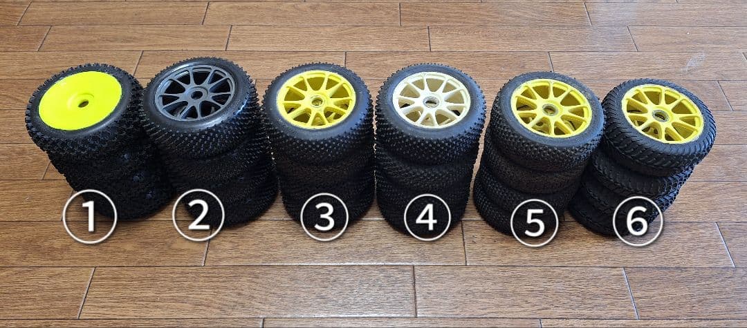 kawarahiwa1/8バギー用タイヤ6セット24本