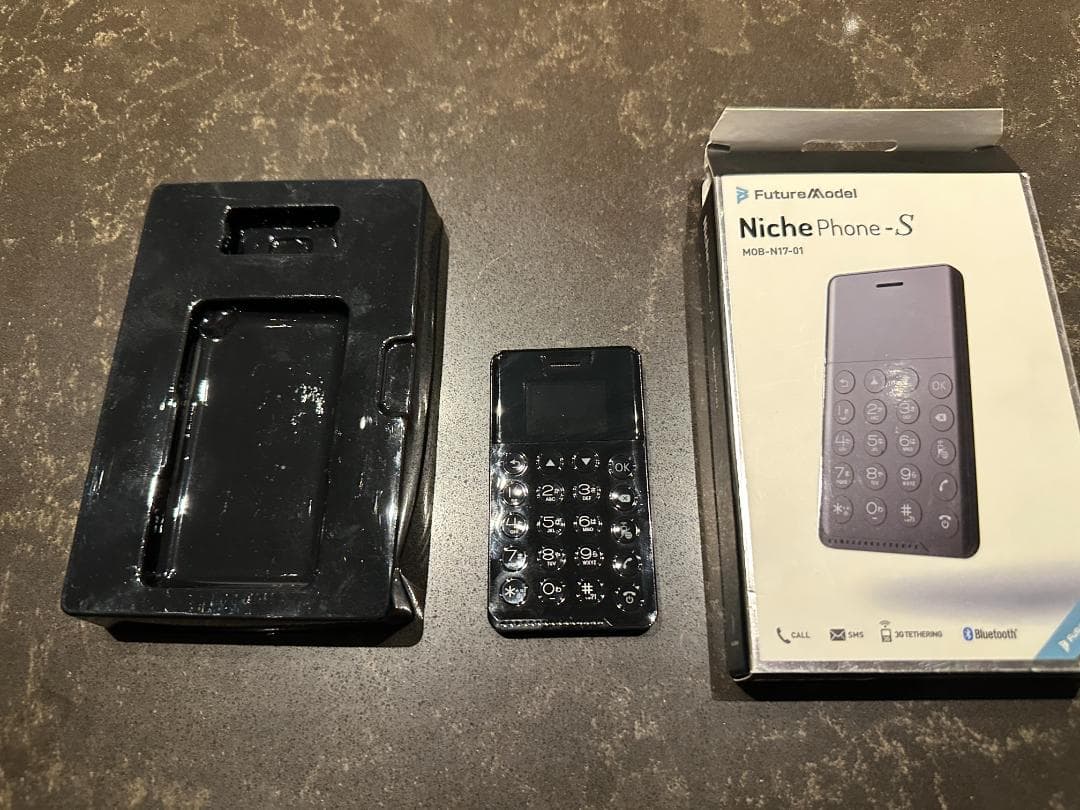 Niche Phone-S 黒 Bluetooth対応